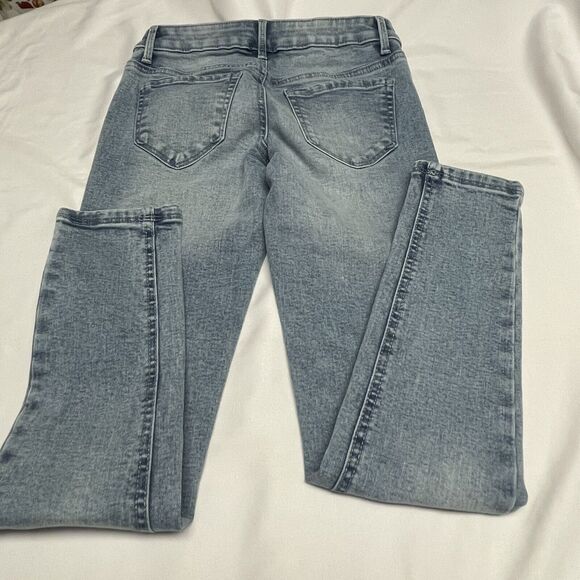 SO Girls Mid Rise Favorite Skinny Blue JEANS Sz 10 Adjustable Waistband) NWT - Picture 2 of 9